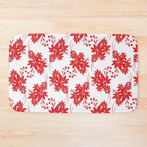Item preview, Red Seamless Floral Pattern designed and sold by Sasas Design.
