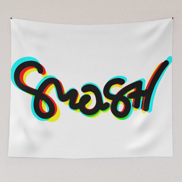 Item preview, Smash lettering art design designed and sold by AznavourByKarin.