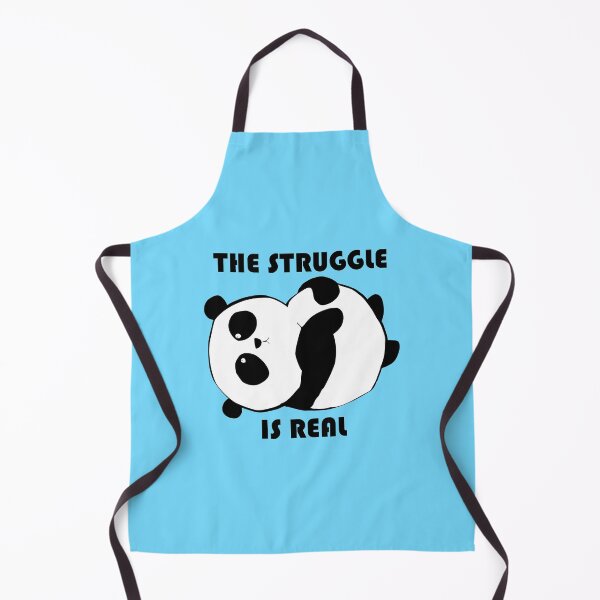 Item preview, panda struggle is real designed and sold by hayamahsud.