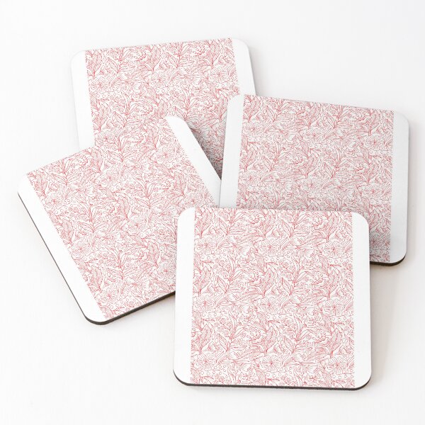 Item preview, Flowers In Red Block Design  designed and sold by Namsus-Printing.