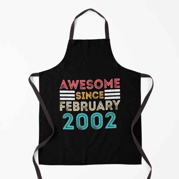 Item preview, Retro Vintage Birthday Gift - Awesome Since February 2002 designed and sold by meedTee.