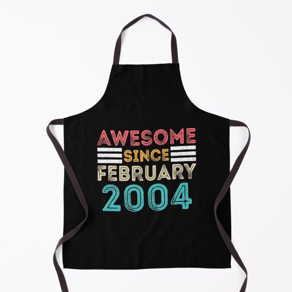 Item preview, Retro Vintage Birthday Gift - Awesome Since February 2004 designed and sold by meedTee.