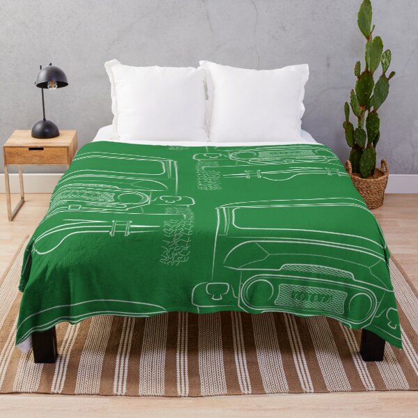 Item preview, Land Cruiser Fj40 Toyota Land Cruiser FJ40 - front stencil, white designed and sold by RetroAutoTshirt.