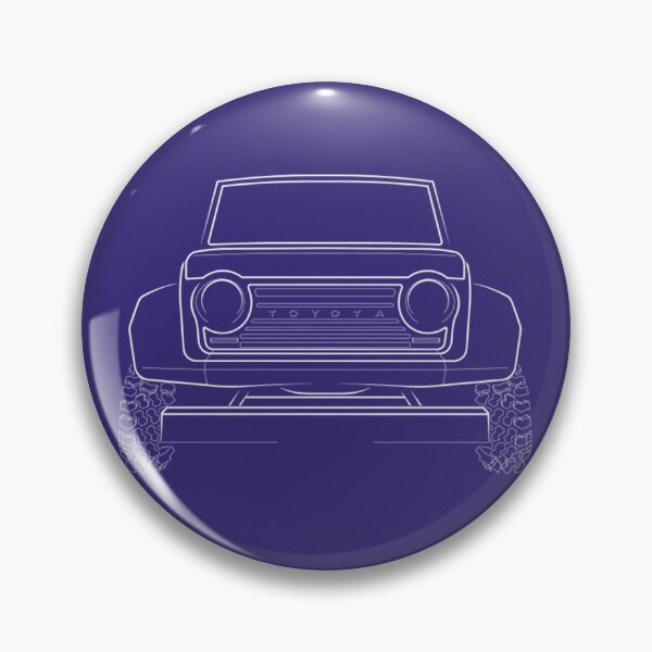Item preview, Land Cruiser Fj55 Toyota Land Cruiser 55 - front stencil, white designed and sold by RetroAutoTshirt.