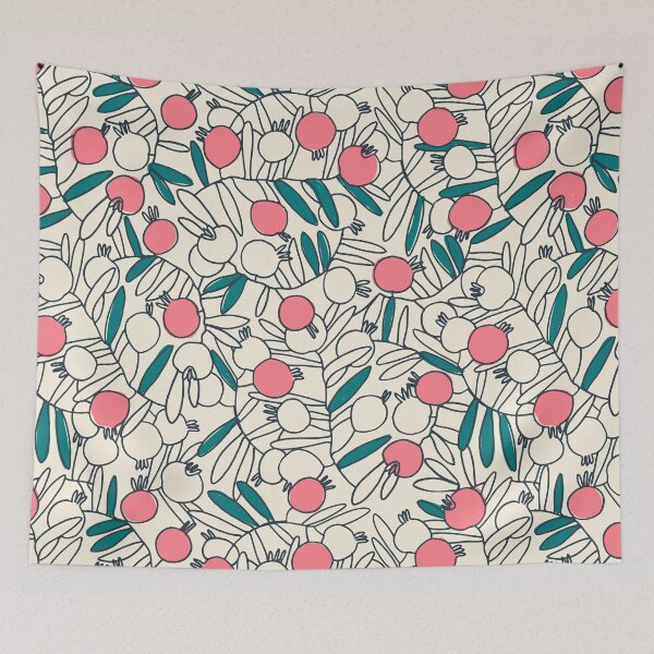 Item preview, Pomegranate tree branches with fruit designed and sold by Svetlana Piatigoskaia.