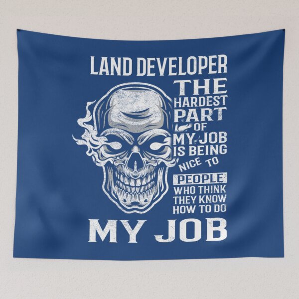 Item preview, Land Developer Land Developer designed and sold by RetroAutoTshirt.
