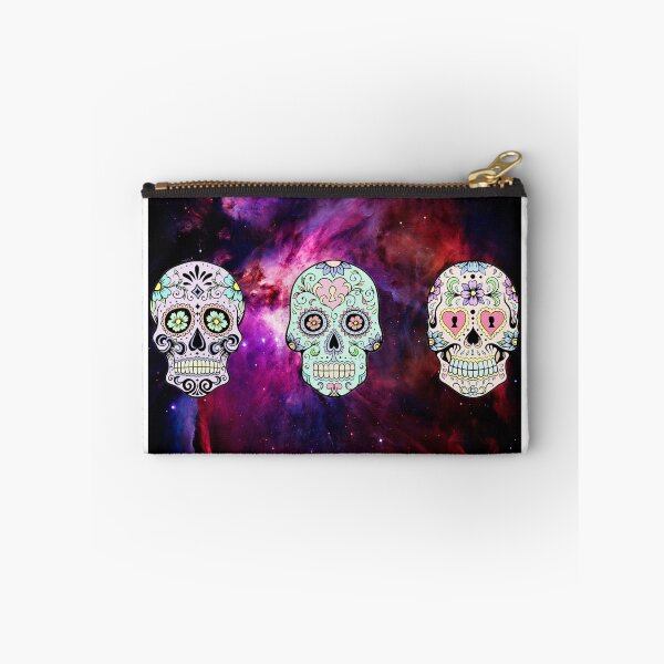 Item preview, Pink Nebula Sugar Skulls designed and sold by AnnabelStar.