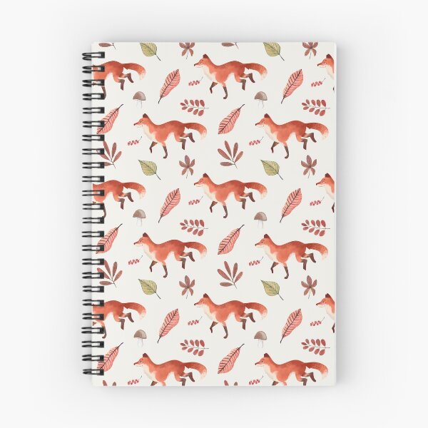 Item preview, Fall Fox Watercolor Pattern designed and sold by windcolors.