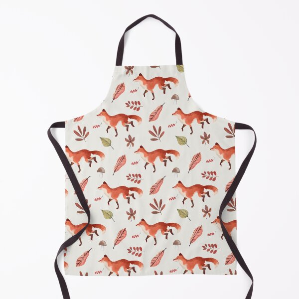 Item preview, Fall Fox Watercolor Pattern designed and sold by windcolors.