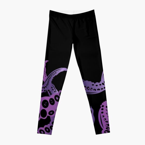 Purple Octopus Leggings for Sale Redbubble