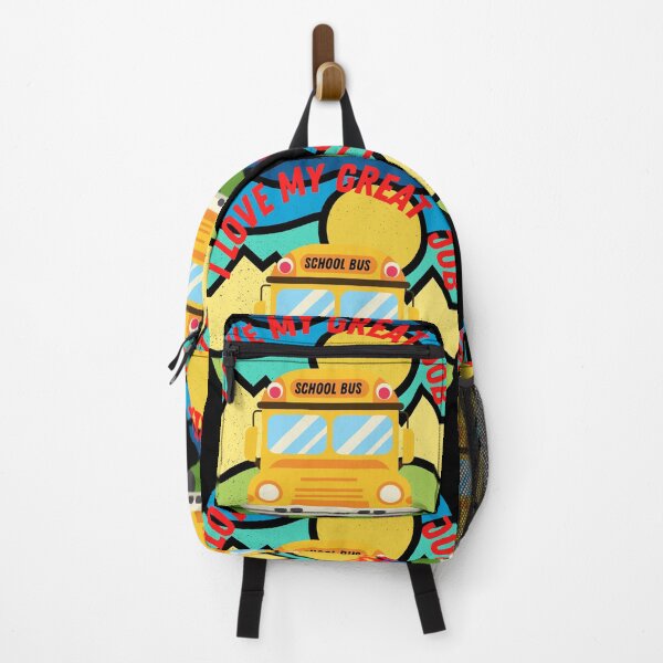 Item preview, Retro Vintage Sunset School Bus Driver I Love My Great Job designed and sold by TOP-DESIGN4U.