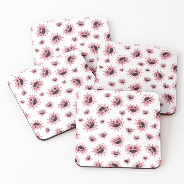 Item preview, Pandemic Valentines Day. Cute virus wearing protective mask. designed and sold by LaBelezoka.