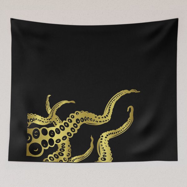 Item preview, Octopus Design gold designed and sold by Paula Helit.