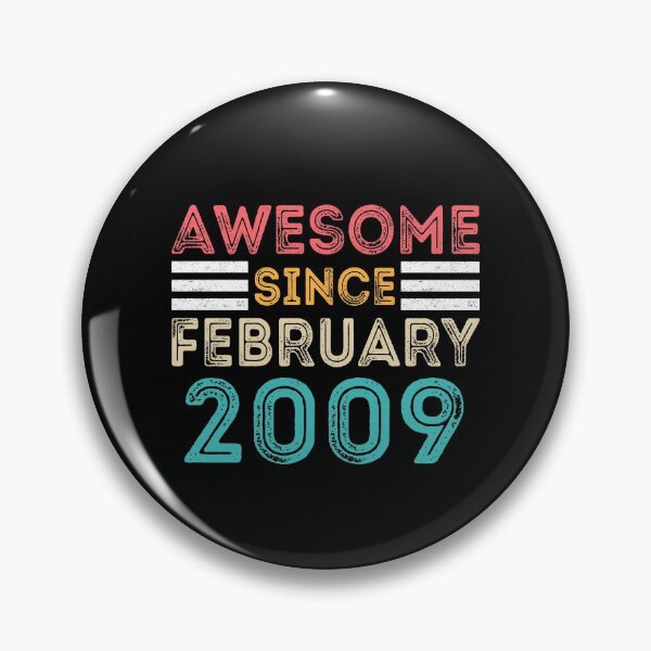 Item preview, Retro Vintage Birthday Gift - Awesome Since February 2009 designed and sold by meedTee.