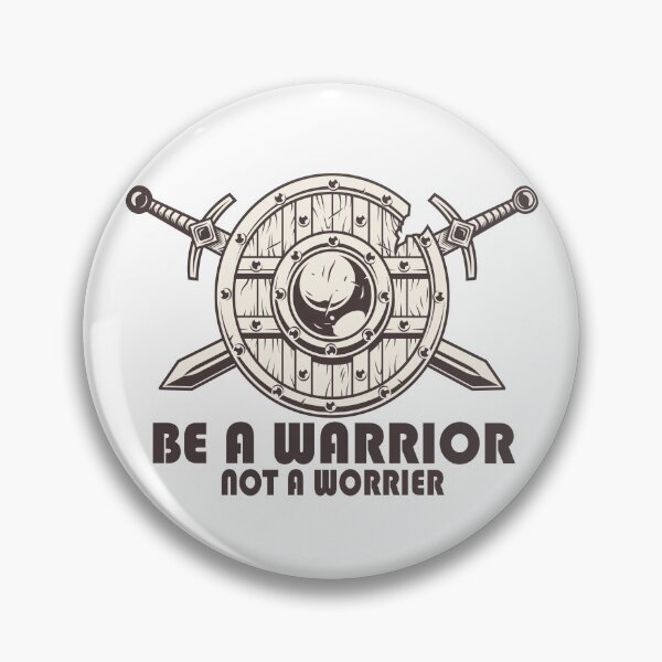 Item preview, Be a warrior  not a worrier   designed and sold by UrahGo.