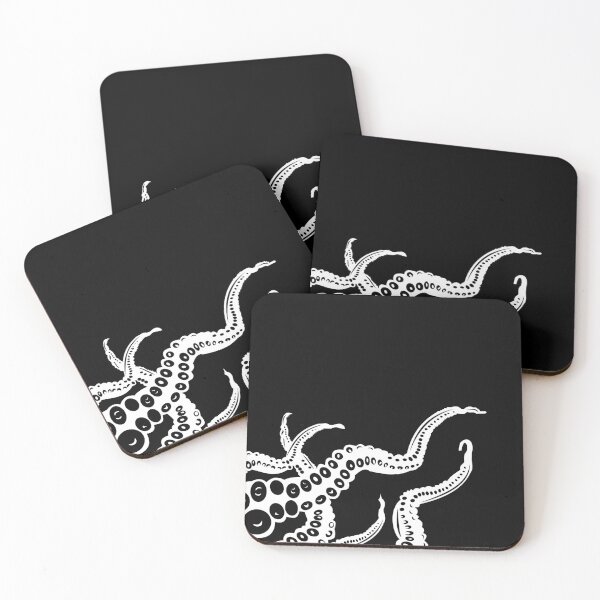 Item preview, Octopus Design white designed and sold by Paula Helit.