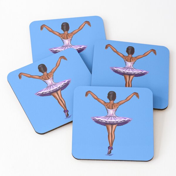Item preview, Ballet - African American ballerina 002 - brown skin ballerina dancing designed and sold by Artonmytee.