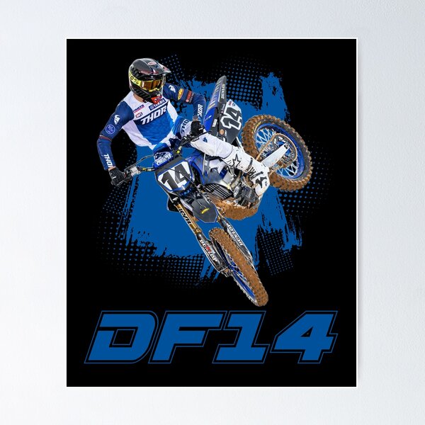 Item preview, Dylan DF14 Ferrandis motocross legend Dirt bike Champion 14 Gift Design 2021 2022 designed and sold by JohnyyBrap.