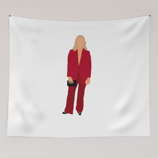 Item preview, renee rapp red suit designed and sold by bwayjime.