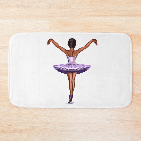 Item preview, Ballet - African American ballerina 002 - brown skin ballerina dancing designed and sold by Artonmytee.