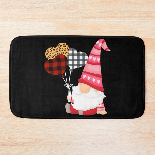 Item preview, Gnome Red Black Leopard Balloon Valentines Day designed and sold by mlnana.