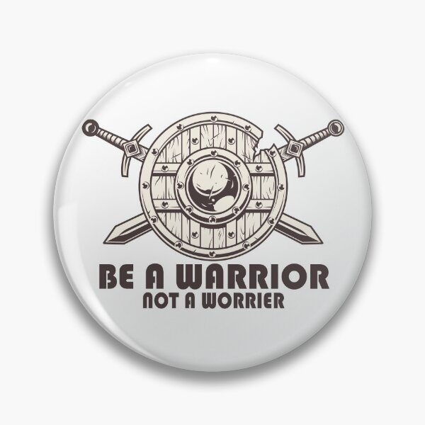 Item preview, Be a warrior  not a worrier   designed and sold by UrahGo.