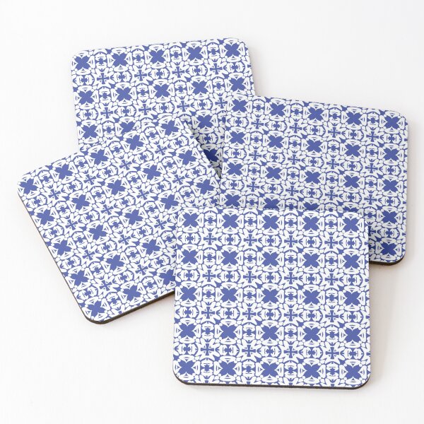 Item preview, The Palace Pattern in White and Blue Design 478 designed and sold by Artnigel.