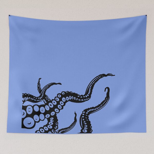 Item preview, Octopus Design black designed and sold by Paula Helit.