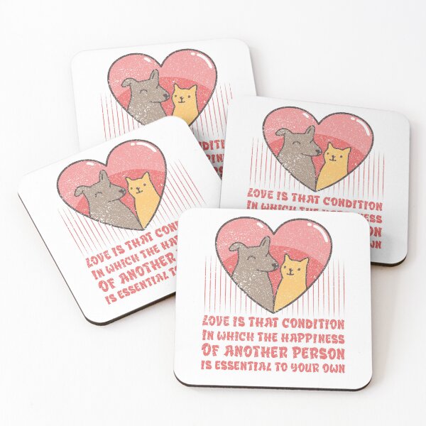 Item preview, Valentine's Day, Love is that condition in which the happiness of another person is essential to your own. designed and sold by Rima Amin.