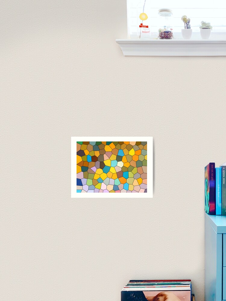 Thumbnail 2 of 3, Art Print, Colorful Fancy Pattern designed and sold by MagicSpread.