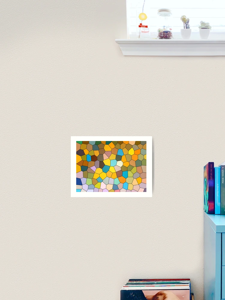 Thumbnail 2 of 3, Art Print, Colorful Fancy Pattern designed and sold by MagicSpread.