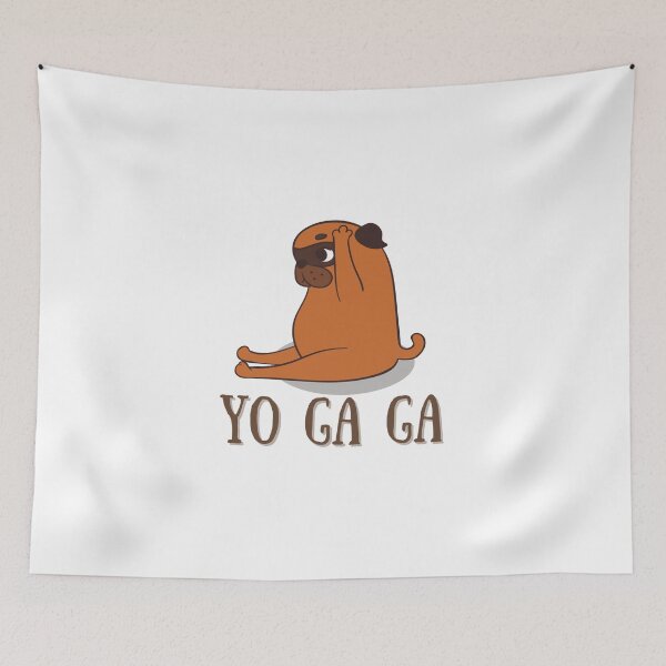 Item preview, Morning Yoga With My Dog - Funny Yoga Dog designed and sold by mewsis.