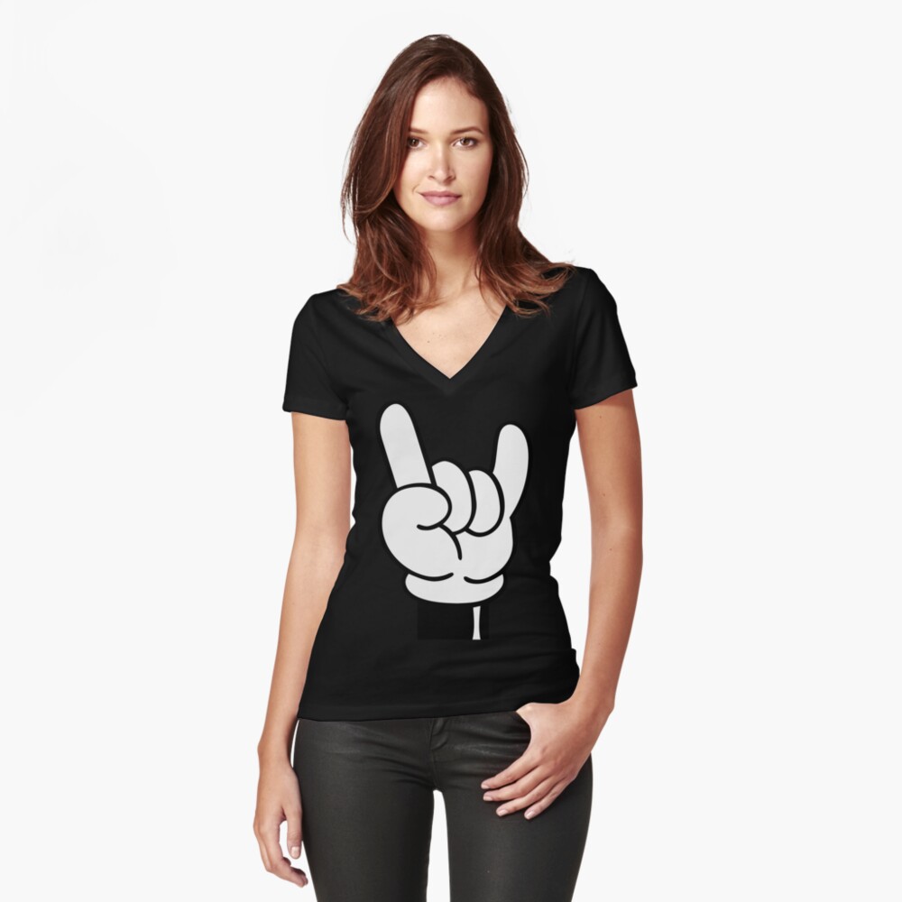 Item preview, Fitted V-Neck T-Shirt designed and sold by MagicRoundabout.