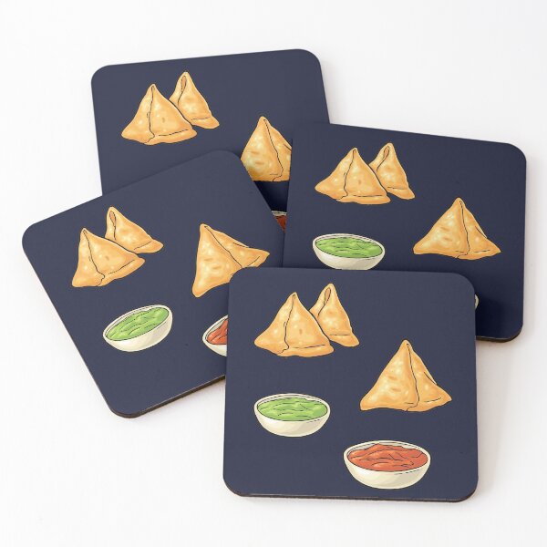 Item preview, Samosa india con salsas para mojar designed and sold by Alicia Chee.