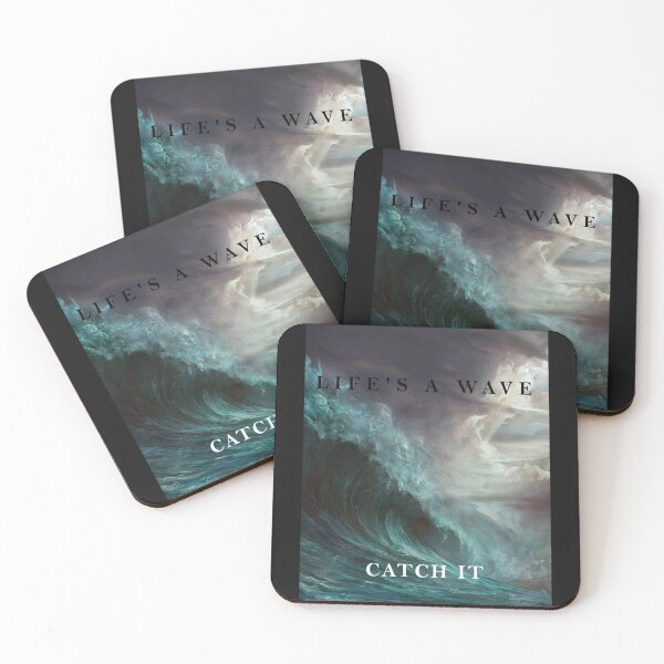Item preview, life is a wave catch it t-shirt design  designed and sold by zouhairchnafa.
