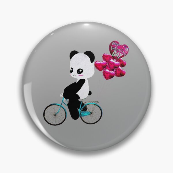Item preview, Happy Valentine's Day / Panda Lover / Pop Dots Comics designed and sold by KC1max.