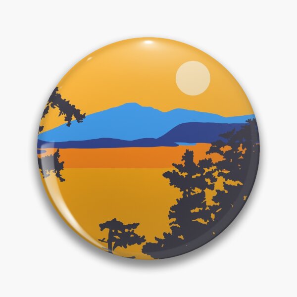 Item preview, Sunset over the Lake designed and sold by urbansketcher.