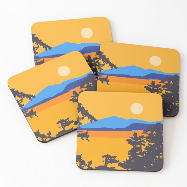 Item preview, Sunset over the Lake designed and sold by urbansketcher.