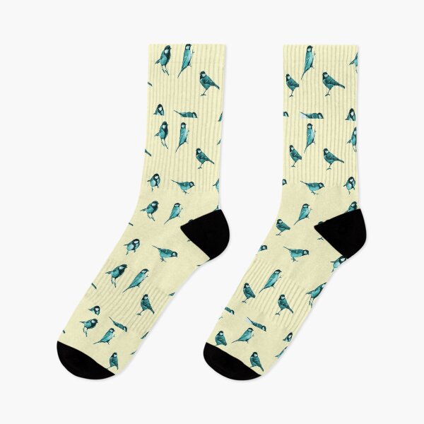 Item preview, Turquoise Blue Birds on Cream designed and sold by AlteredAtelier.