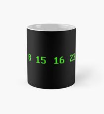 Hurley's Numbers - DOS Font Mug