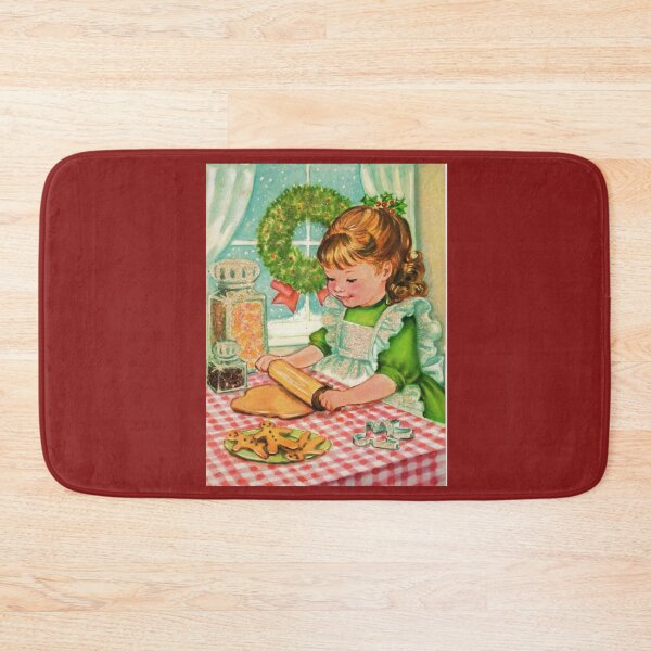 Item preview, Retro Vintage Baking Girl Recipe   designed and sold by RBEnt.