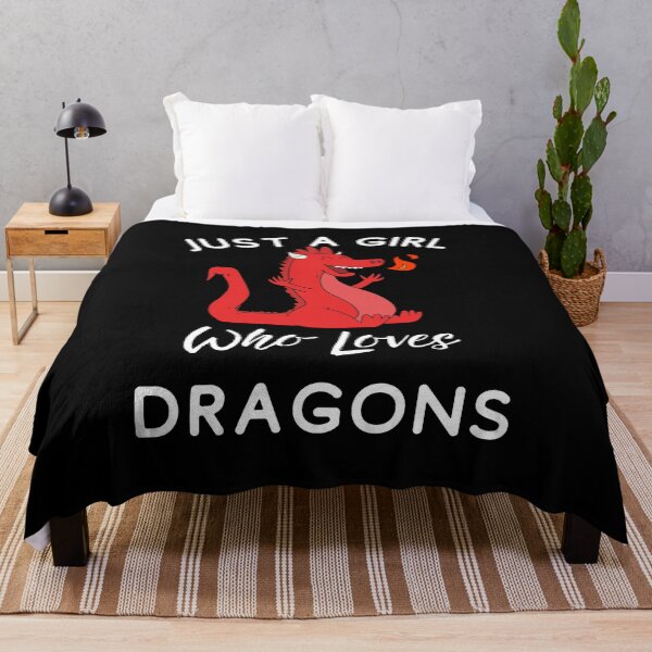 Item preview, Just a Girl Who Loves Dragons Cute Dragon designed and sold by Emerg-Apparel.