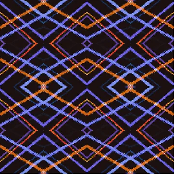 Artwork thumbnail, Intersecting Diamonds Motif Pattern by DFLC Prints