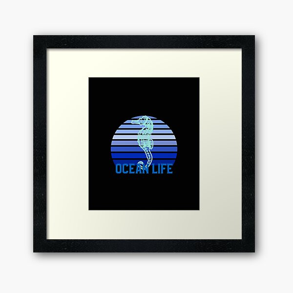 Item preview, Ocean Life Seahorse designed and sold by BeardedTree.