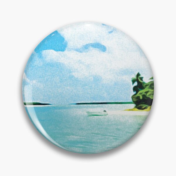 Item preview, Clear Blue Ocean with Palm Trees designed and sold by Azzy Designs.