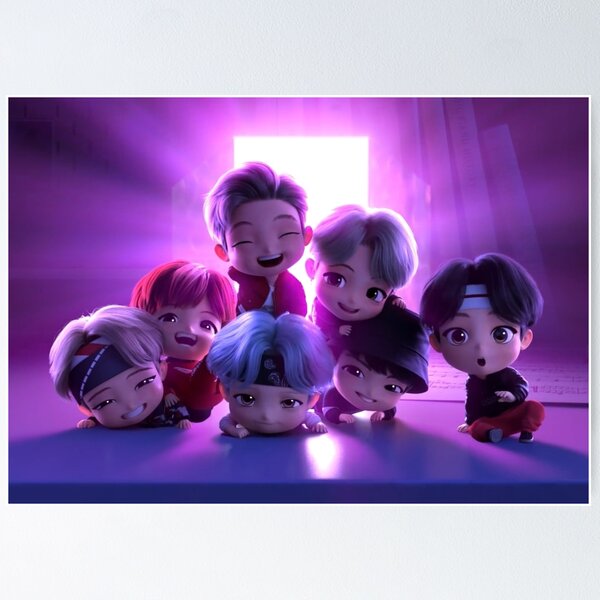bts  bt21 tinytan グッズ　バンバンコン　シーグリ　ポスター Bts Tinytan Posters for Sale | Redbubble