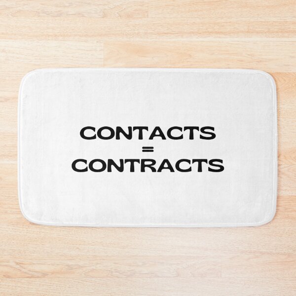 Item preview, CONTACTS=CONTRACTS designed and sold by KingsManKind.