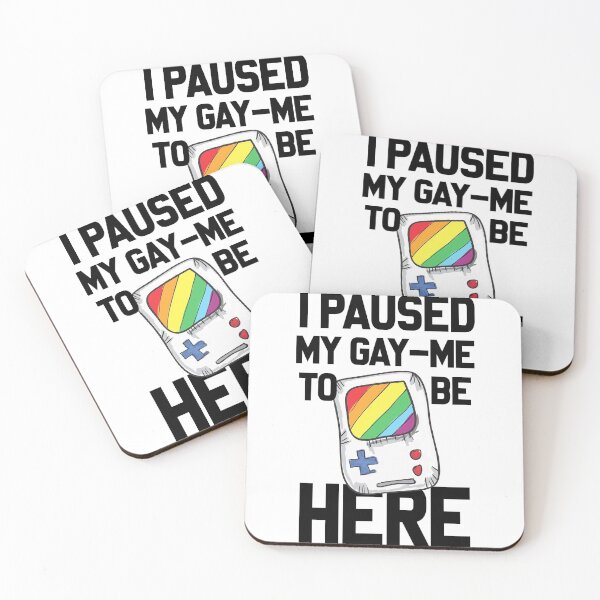 Item preview, I Paused My Gay-me To Be Here LGBTQ+ designed and sold by Maxartdesigns.