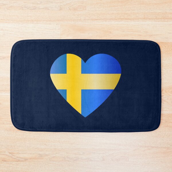 Item preview, Heartshaped shiny flag of Sweden designed and sold by EngineerGoC.