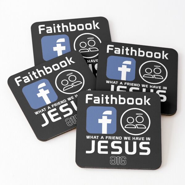 Item preview, Faithbook what a friend we have in Jesus Christian T Shirt designed and sold by Status71.